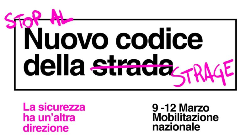 sabato 9 marzo: flash mob Codice della Strage