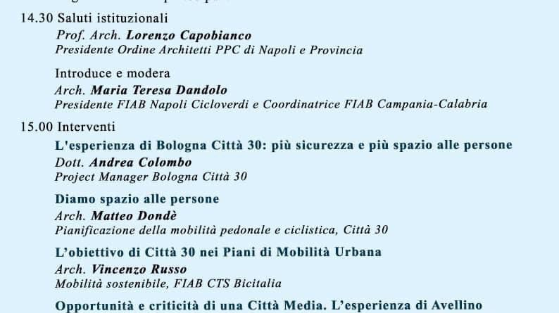 Giovedì 11 aprile: Verso la Città 30 con FIAB e ADA Associazione Donne Architetto